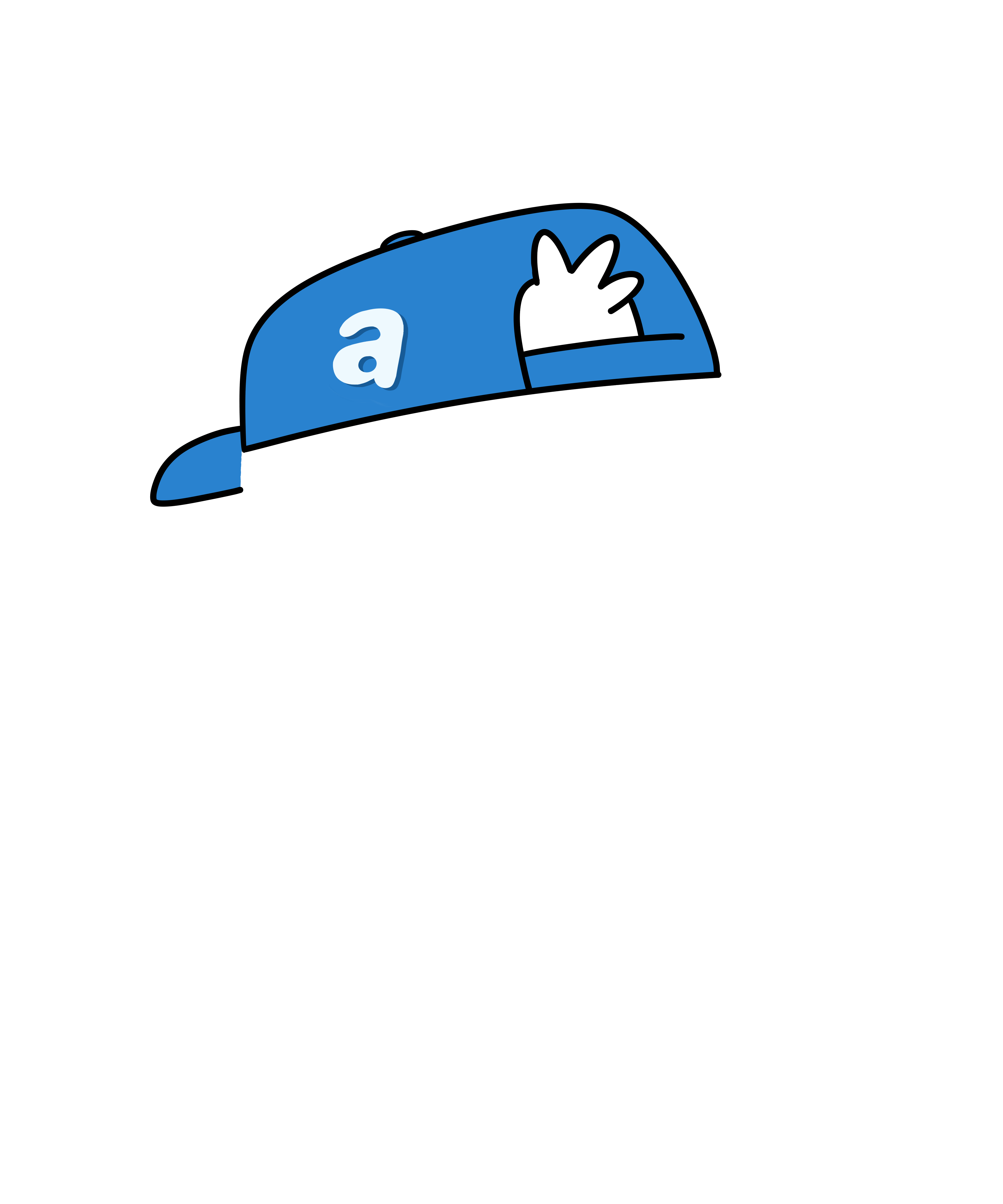 Blue Hat Backwards - Amigos